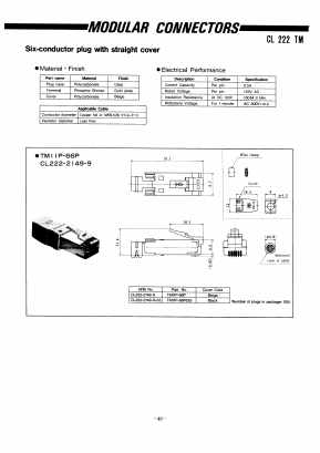 TM11AP-88P Datasheet PDF HIROSE ELECTRIC