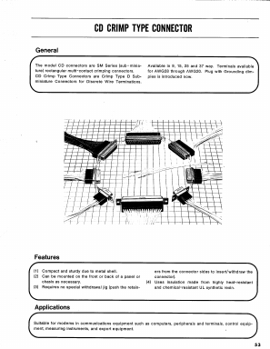 CDE-37SF Datasheet PDF HIROSE ELECTRIC