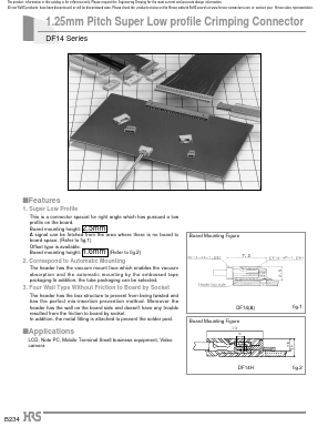 DF14A-6P-1.25H26 Datasheet PDF HIROSE ELECTRIC