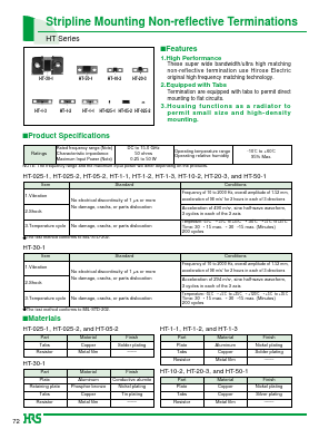 HT-1-3 Datasheet PDF HIROSE ELECTRIC