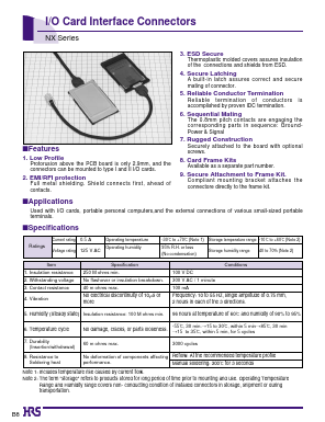 NX-CSA Datasheet PDF HIROSE ELECTRIC