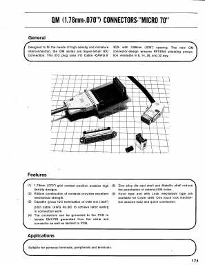 QM40-26P-PR Datasheet PDF HIROSE ELECTRIC