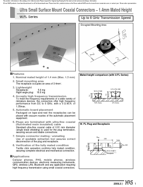 W.FL-LP-04N1T-A Datasheet PDF HIROSE ELECTRIC