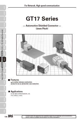 GT17HNS-16DS-8/CR-MP(01) Datasheet PDF HIROSE ELECTRIC