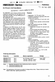 HM530281 Datasheet PDF Hitachi -> Renesas Electronics