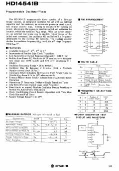 HD14541B Datasheet PDF Hitachi -> Renesas Electronics