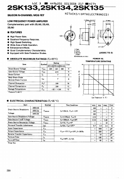 K133 Datasheet PDF Hitachi -> Renesas Electronics