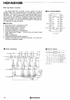 HD14510 Datasheet PDF Hitachi -> Renesas Electronics