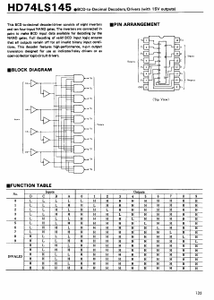HD74LS145 Datasheet PDF Hitachi -> Renesas Electronics