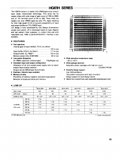 HG61H09 Datasheet PDF Hitachi -> Renesas Electronics
