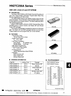 HN27C256AP-12_ Datasheet PDF Hitachi -> Renesas Electronics
