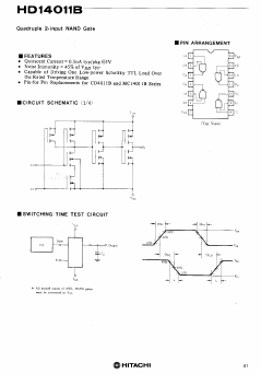 HD14011B Datasheet PDF Hitachi -> Renesas Electronics