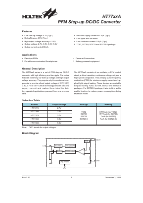 HT7750A Datasheet PDF Holtek Semiconductor