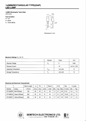 ST1002DY Datasheet PDF Honey Technology