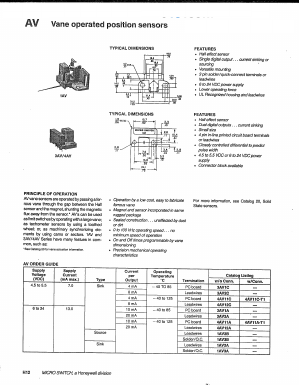 4AV11C Datasheet PDF Honeywell International
