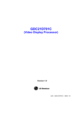 GDC21D701C Datasheet PDF Hyundai Micro Electronics