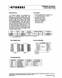 HY6264A-I Datasheet PDF Hyundai Micro Electronics