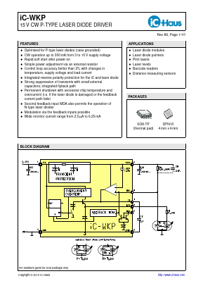 WKPSO8-TP Datasheet PDF IC-Haus GmbH