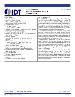 IDT5V9888 Datasheet PDF Integrated Device Technology