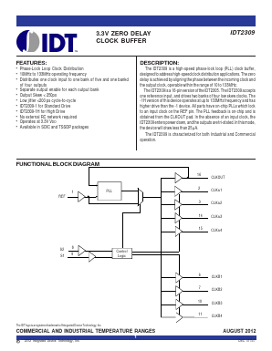 IDT2309 Datasheet PDF Integrated Device Technology