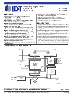 IDT72255LA Datasheet PDF Integrated Device Technology