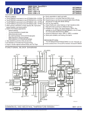 IDT72805LB10BG Datasheet PDF Integrated Device Technology