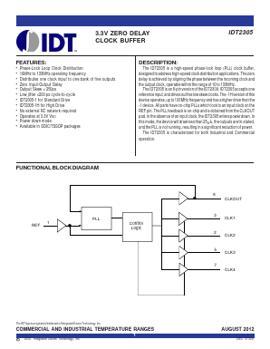 IDT2305-1 Datasheet PDF Integrated Device Technology