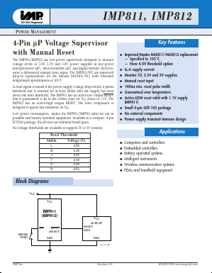 IMP811 Datasheet PDF IMP, Inc