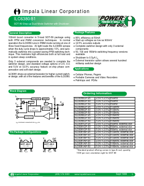 ILC6381CP-25 Datasheet PDF Impala Linear Corporation