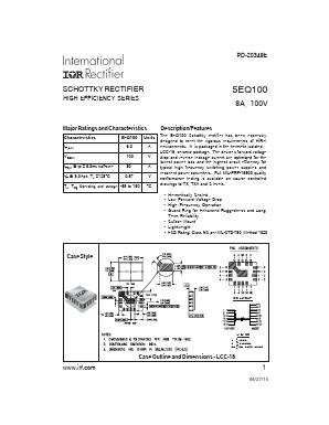 5EQ100 Datasheet PDF International Rectifier