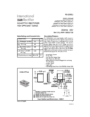 20CLQ045 Datasheet PDF International Rectifier
