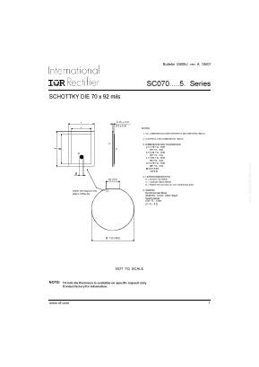 SC070S020A5P Datasheet PDF International Rectifier