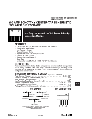 OM4204SS Datasheet PDF International Rectifier