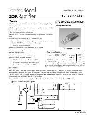 IRIS-G5624A_1 Datasheet PDF International Rectifier