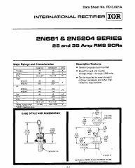 2N684 Datasheet PDF International Rectifier