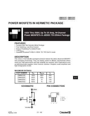 OM6021SC Datasheet PDF International Rectifier