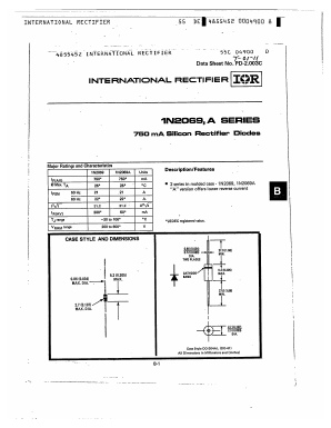 1N2070 Datasheet PDF International Rectifier