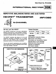 IRFV360 Datasheet PDF International Rectifier