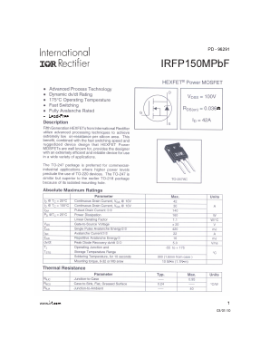 IRFP150MPBF Datasheet PDF International Rectifier