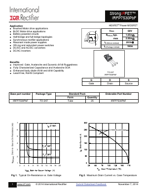 IRFP7530PBF Datasheet PDF International Rectifier