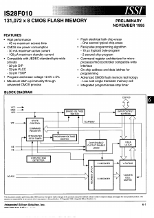 IS28F010-70W Datasheet PDF Integrated Silicon Solution