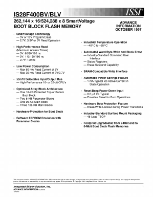 IS28F400BLV Datasheet PDF Integrated Silicon Solution