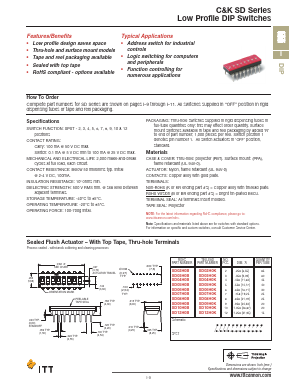 SD08H1B Datasheet PDF ITT Cannon 