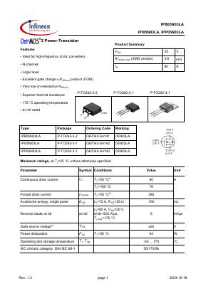 Q67042-S4143 Datasheet PDF Infineon Technologies