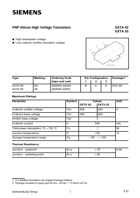 Q68000-A8393 Datasheet PDF Infineon Technologies