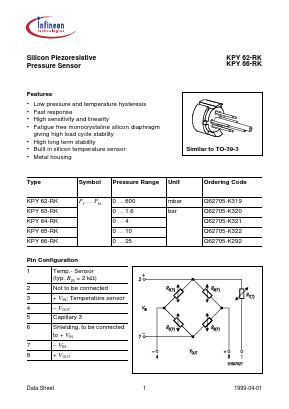 KPY62-RK Datasheet PDF Infineon Technologies