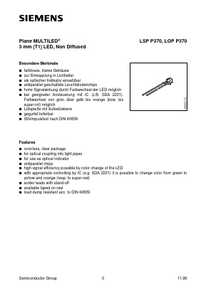 LOPP370 Datasheet PDF Infineon Technologies