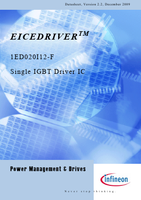 1ED020I12-F Datasheet PDF Infineon Technologies