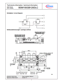 BSM150GB120DLC Datasheet PDF Infineon Technologies