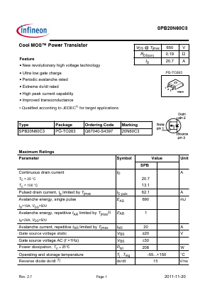 Q67040-S4397 Datasheet PDF Infineon Technologies